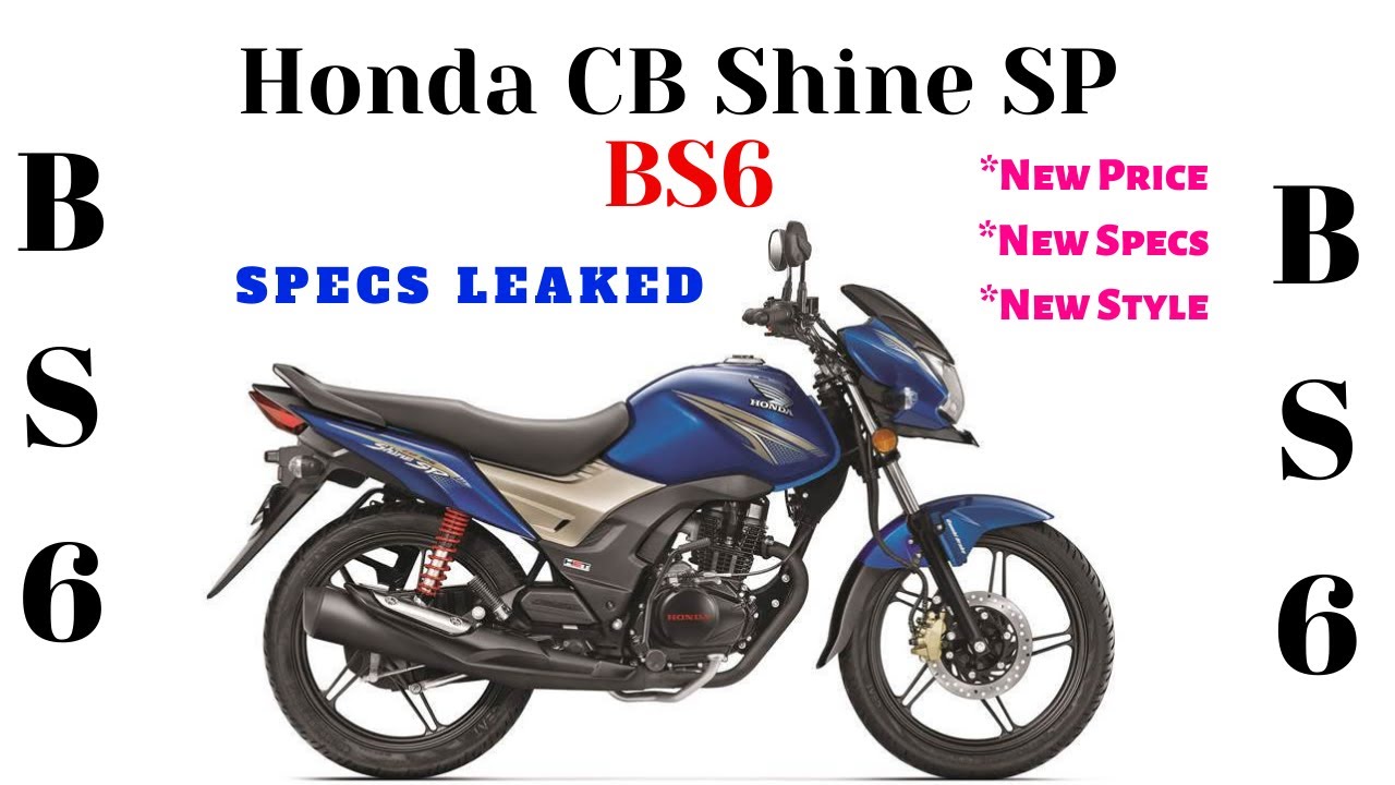 2020 Honda Cb Shine Sp Bs6 Specs Leaked New Changes New Price