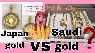 Japan gold vs Saudi gold/ Why Japan Gold is expensive?#gold