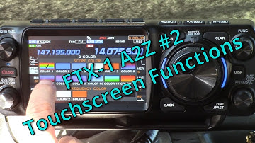 FTX-1 A2Z #2 Touchscreen Functions
