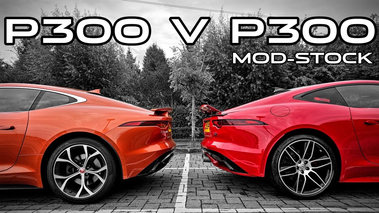 Jaguar F-Type P300 Exhaust Comparison (Standard vs Mod-Stock)