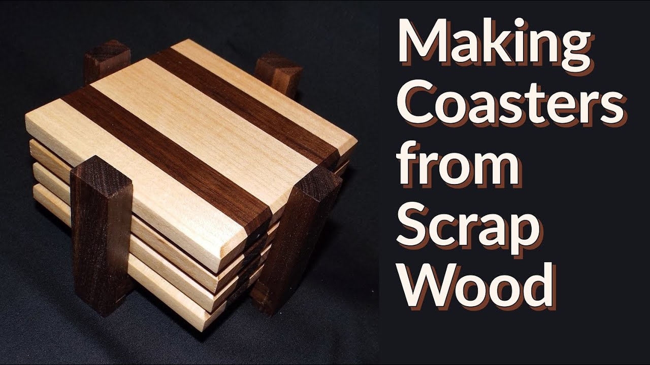 Making Coasters from Scrap Wood  Woodworking Projects to Sell