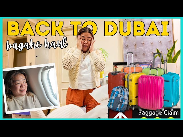 BACK TO DUBAI 🧡 massive PINAS BAGAHE HAUL (what we brought from Pinas) class=