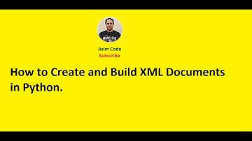 How to Create and Build XML Documents in Python