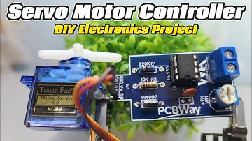 Servo Motor Controller using NE555 DIY Electronics Project