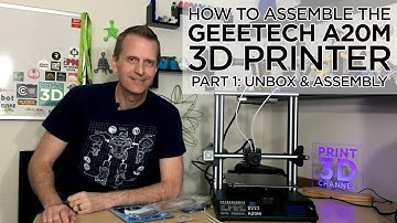 How To Assemble The @Geeetech A20M 3D Printer: Part 1 - Unbox & Assemble