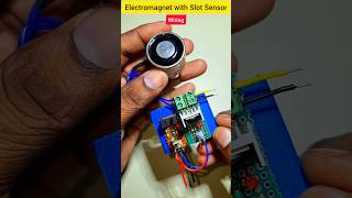 Electromagnet with Slot Sensor 🧲 MOSFET Module 🔥🔥 #shorts #electroeshu #electronic #magnet #diy