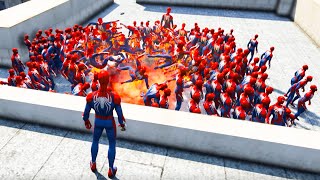 Gta 5 Spiderman Battle Real Vs Fake Spiderman - Gta 5 Spiderman Ragdolls Gameplay 4K