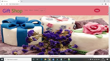 Online Gift Shop Project | Python Django Bootstrap Sqlite