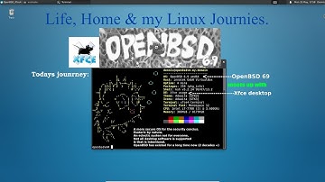 OpenBSD Base Unix/Like OS Install  Xfce DE Start To Finish Secure OS For Very Security Minded