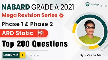 Best 200 MCQs of Agriculture for NABARD Grade A  | Mega Revision Series for NABARD Grade A 2021