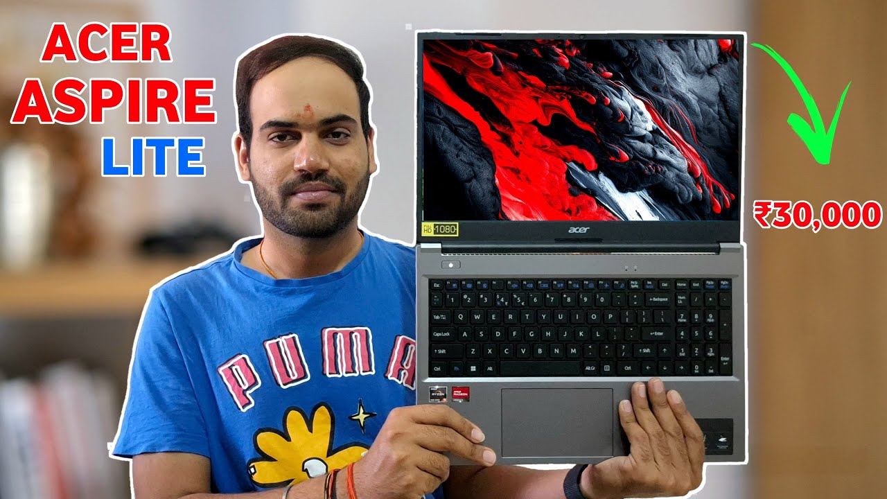 Acer Aspire Lite Ryzen 5 5625U Unboxing at Rs. 30,000 —Flipkart Sale Unit