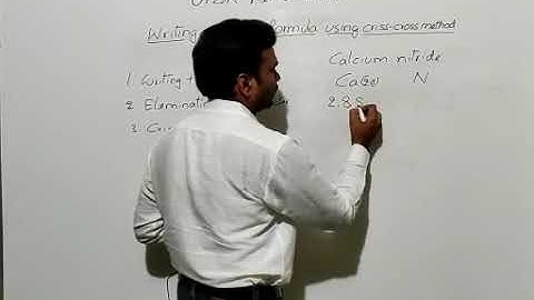 Criss cross method, Calcium nitride