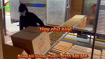 Thang con lăn nhựa chuyển hàng