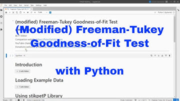 Python - (Modified) Freeman Tukey Goodness-of-Fit Test
