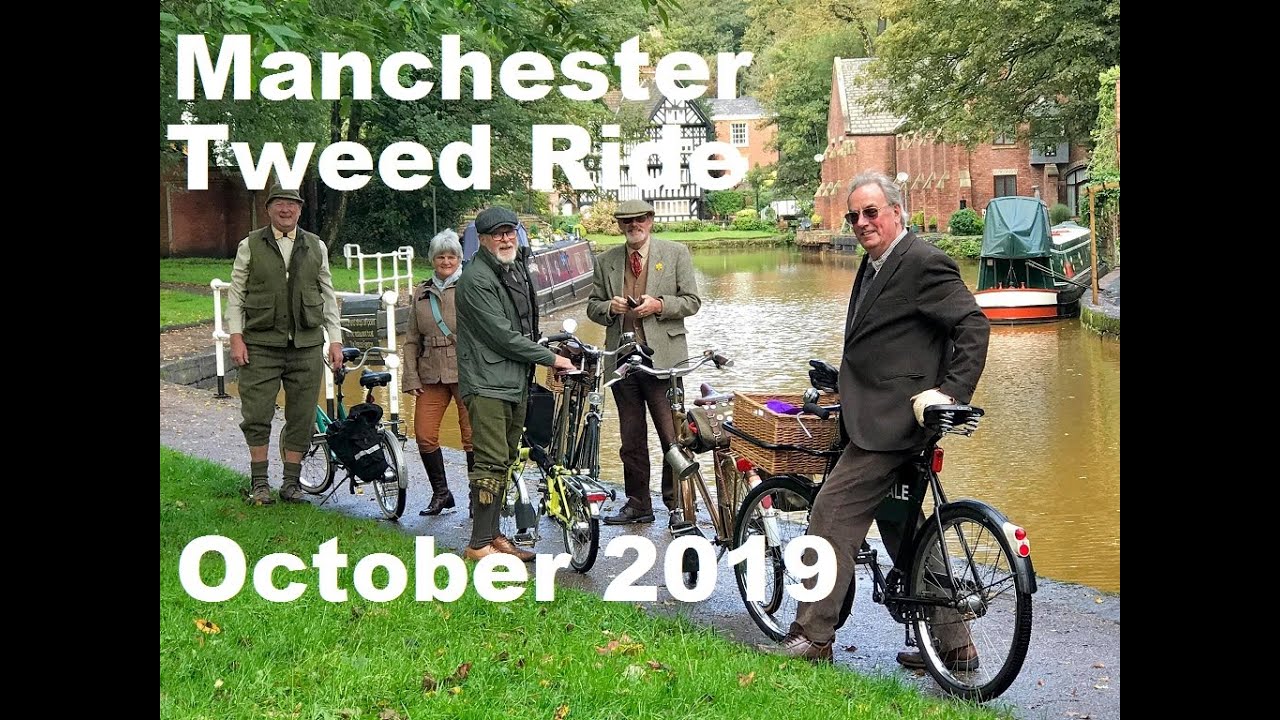 Manchester Tweed Ride, 10-2016. Vintage bicycle ride.
