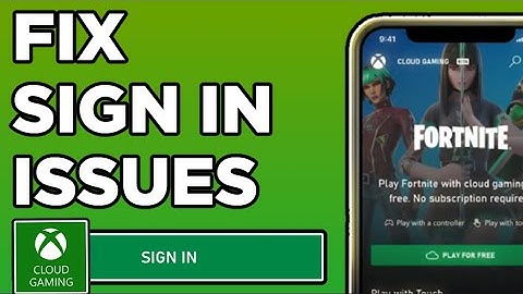 How to FIX Xbox Cloud Gaming NOT SIGNING IN