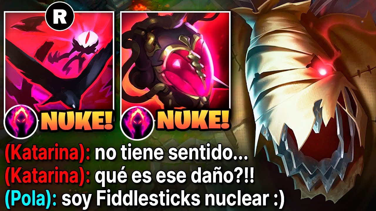 Fiddlestics pero cada R quita el 200% de vida al rival