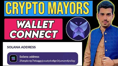 Crypto mayors app add Solana address full review | How to connect Solana wallet in crypto mayors