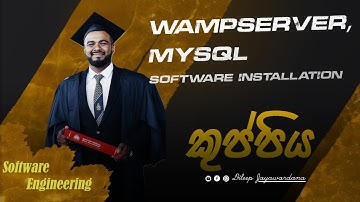 Wampserver and MySQL Software Installation