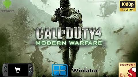 Call of Duty: MW On Android | winlator 7.1.3x Cmod Glibc v10 | Snapdragon 8 Gen 2 | Odin 2 Max