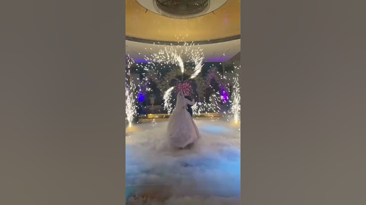 ليلة العمر & القصر #fireworks #wedding #show