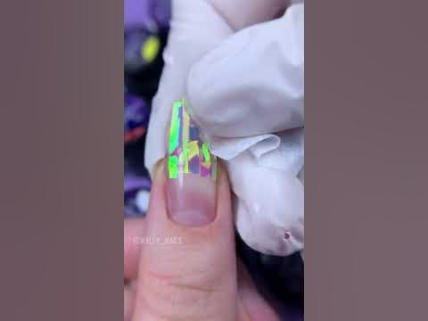 Летний маникюр | французский маникюр 💚#shorts #nails #nailart - YouTube