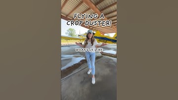 ✈️FLYING A CROP DUSTER! #cropdusting #farming