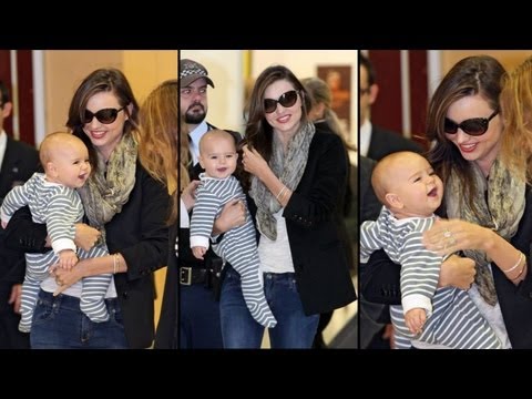 Miranda Kerr Brings Baby Flynn Home to Australia F...