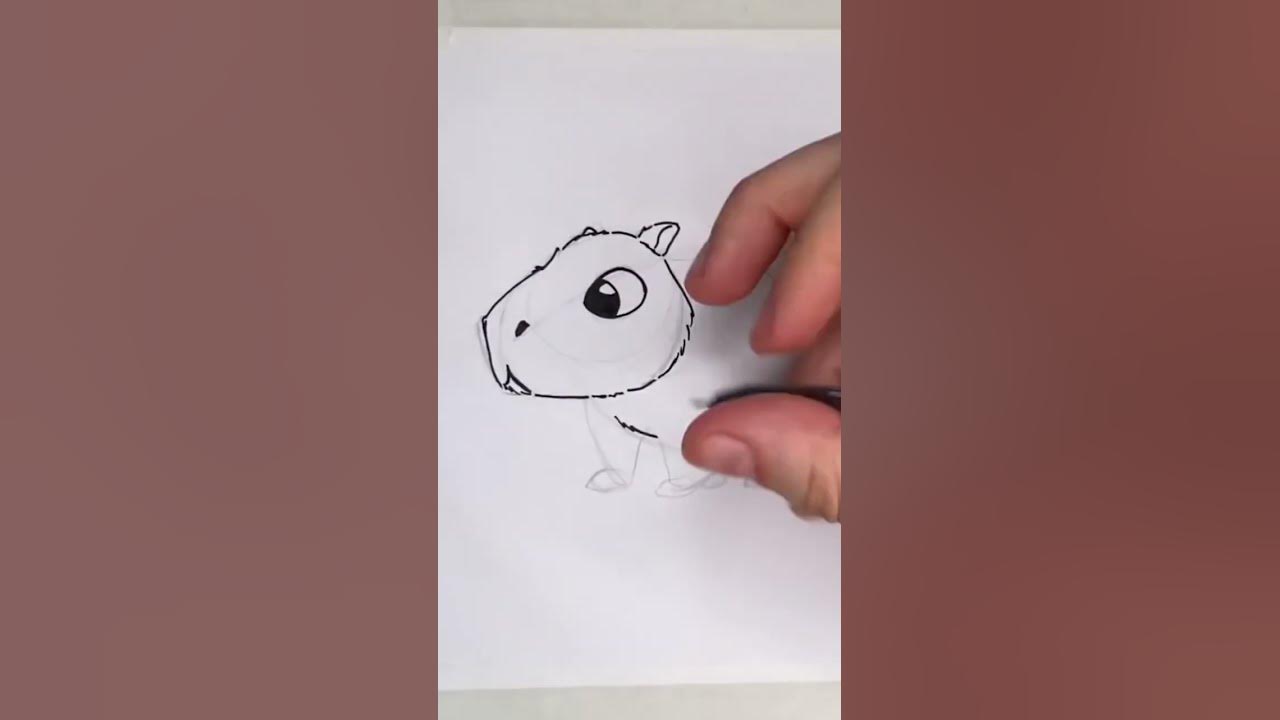 COMO DESENHAR UMA CAPIVARA (Desenho Fácil) com a Dai Oliveira