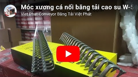 Ghim móc nối xương cá số 15, 25, 35, 45 và 55 để nối băng tải cao su & băng tải PVC