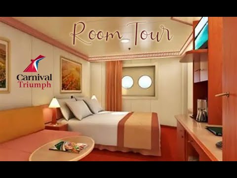 CARNIVAL TRIUMPH Cruise Ship Inside ROOM TOUR | New Orleans Port NOLA | 2018