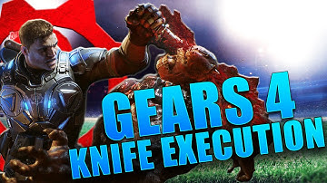 GEARS OF WAR 4 "KNIFE EXECUTION" MULTIPLAYER GAMEPLAY! (Gears of War 4 Beta)