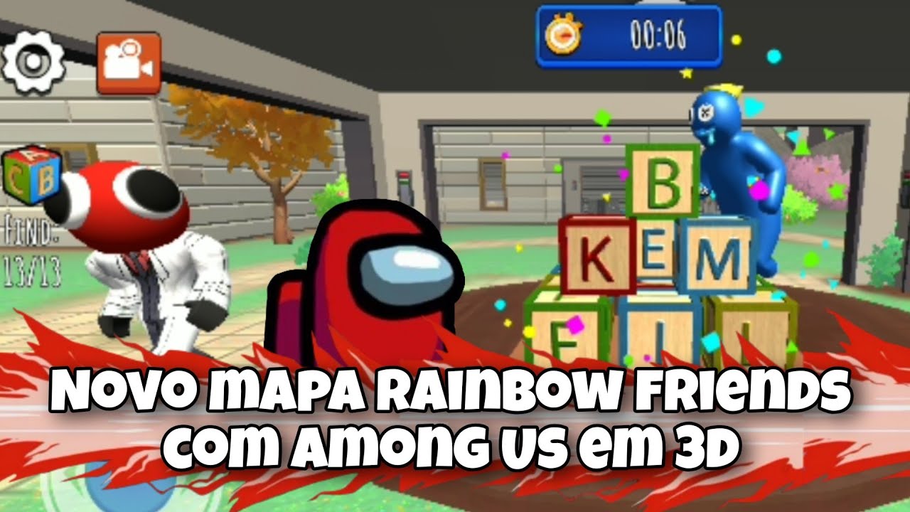 Rainbow friends among us — Jogue online gratuitamente em Yandex Games