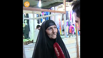 هاي أحلى حجية عراقية ظهرت على التلفزيون المذيع سكت بعد ما يگدر يحجي 