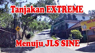 Tanjakan Tinggi dan Terjal di Jalan Menuju JLS Sine Dlodo Tulungagung