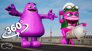 360° VR Grimace Escape Crazy Frog Song 4K by KokosVR 147,934 views 8 months ago 2 minutes, 23 seconds