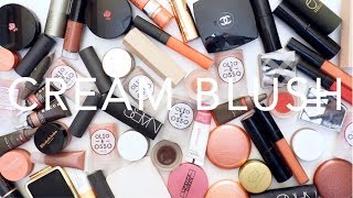 Product Pile: Cream Blush Compacts | Stila, Kjaer Weis, RMS