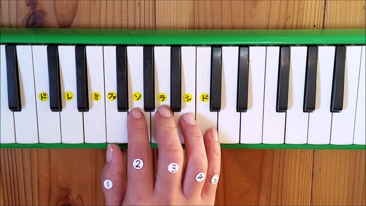 簡単ピアニカ演奏 卒園ソング ドキドキドン １ねんせい 鍵盤ハーモニカで弾いてみた Youtube