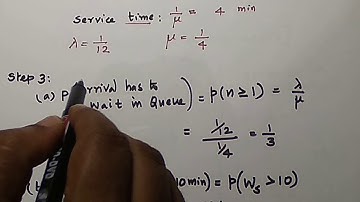 QUEUEING MODEL 1 PROBLEM 3