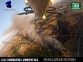 Elicottero anti incendio in azione, intervento in diretta HD