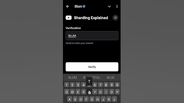 Sharding Explained | Blum Video Code