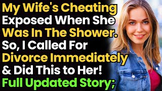 My Wife's Cheating Exposed When She Was In The Shower. So I Called For Divorce Immediately & Did Thi