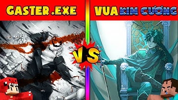 NOOB THỬ THÁCH TRIỆU HỒI VUA KIM CƯƠNG ĐÁNH LỘN VỚI GASTER.EXE TRONG MCPE*QUÉT SẠCH SINH VẬT SỐNG
