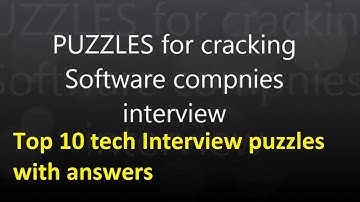 Interview Puzzle | Software Companies Most Ask top Interview Puzzles  question & Answers