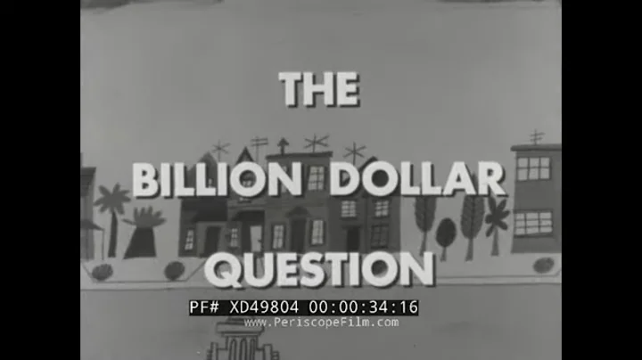 1956 POLL-O-METER TV AUDIENCE MEASUREMENT PROMO  NEILSEN RATINGS  "BILLION DOLLAR QUESTION"  XD49804