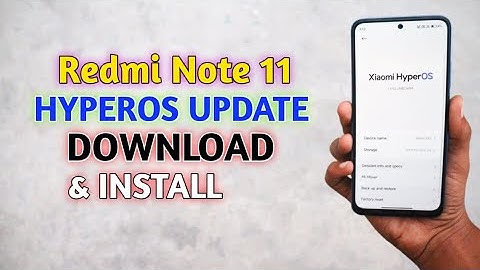 How To Install HyperOS Update In Redmi Note 11 | Working Method |