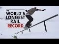 Record du monde du plus long slide en snowboard