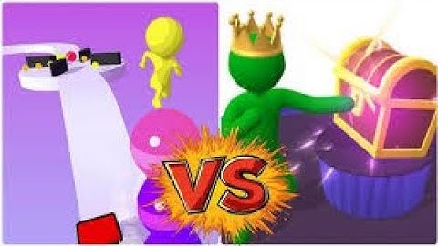 Giant Rush 3D vs Stack Rider  All Levels Game Mobile Walkthrough iOS, Android Gameplay Update