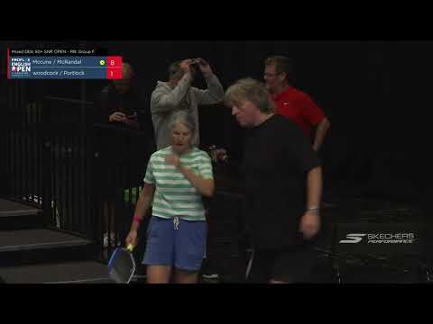 Heidi Mccune & Brian McRandal v jacqueline woodcock & Andrew Portlock   Mixed Dbls 50+ SNR OPEN   RR