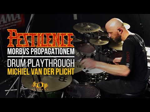 PESTILENCE | Michiel van der Plicht | "Morbvs Propagationem" (Official Drum Playthrough)